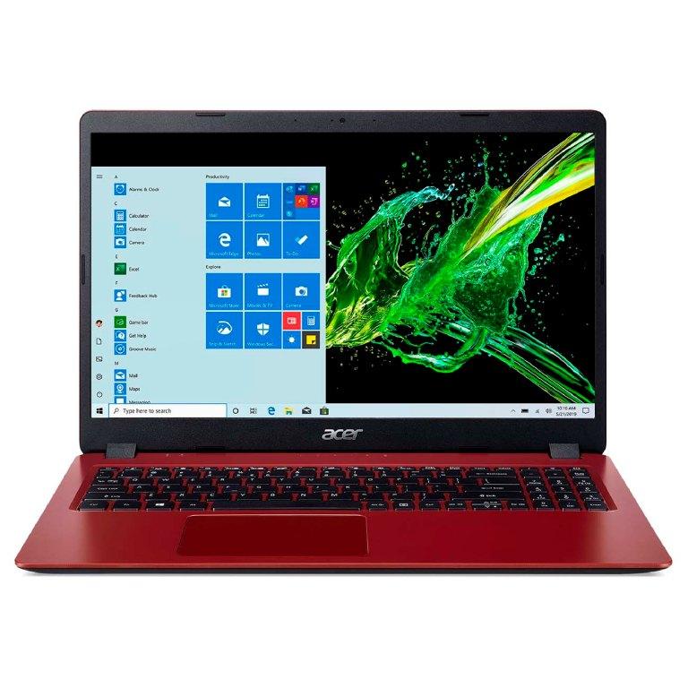 Ноутбук для работы Acer Aspire A315-56-38un/Nx.Hs7er.00k/ Core I3-1005g1/8gb/512gb/15.6fhd/Dos Красный 527405 Aspire A315-56-38un/Nx.Hs7er.00k/ Core I3-1005g1/8gb/512gb/15.6fhd/Dos Красный Intel UHD Graphics - фото 1