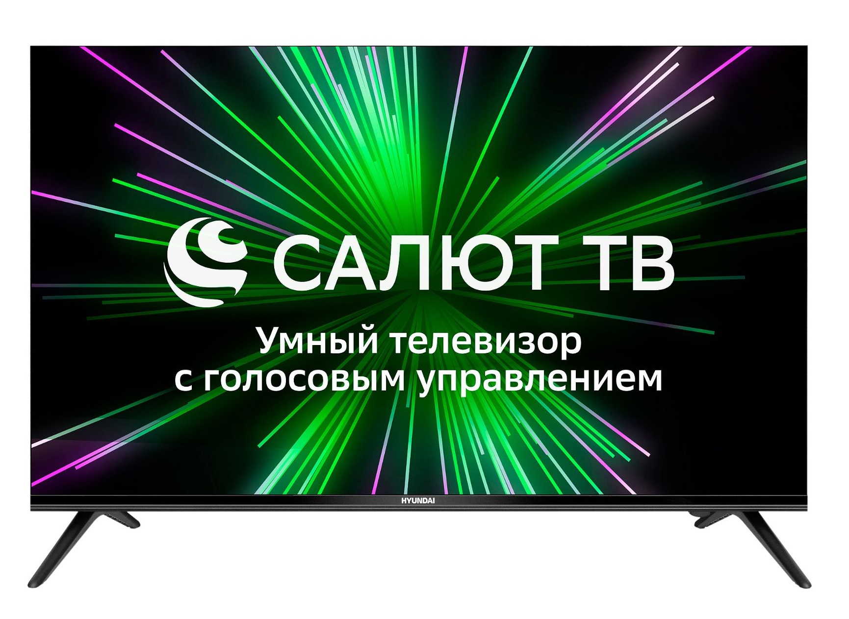 4K (Ultra HD) Smart телевизор Hyundai Hyndai H-Led50fu7004, цвет черный 528107 - фото 1