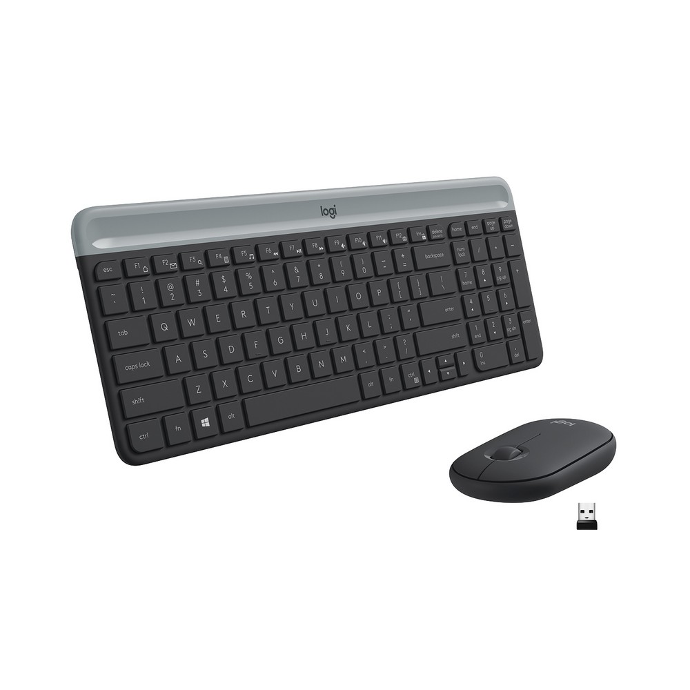Клавиатура+мышь Logitech Mk470 Wireless, цвет черный
