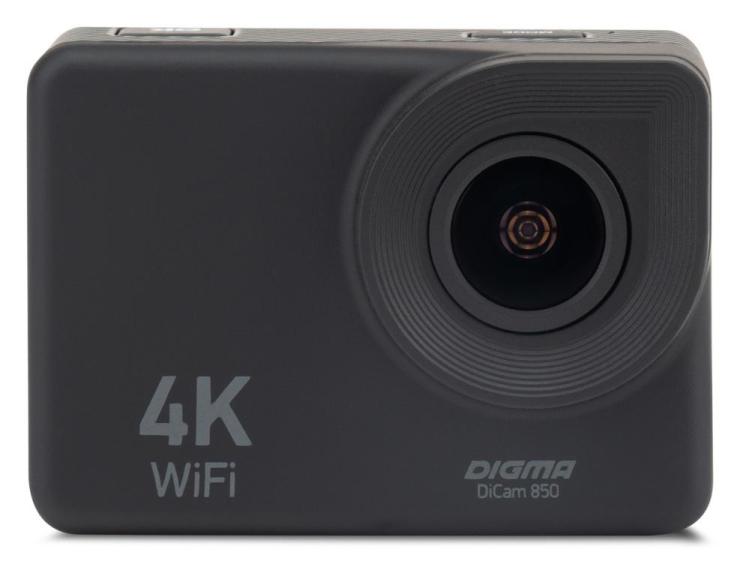Экшн-камера Digma dicam 850 черный - фото 1