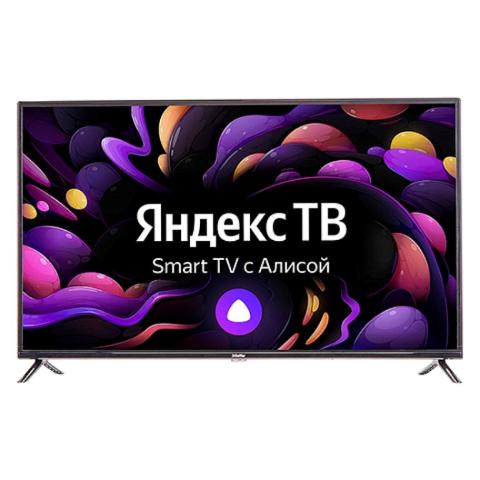 4K (Ultra HD) Smart телевизор Doffler 43kus65, цвет черный 531798 - фото 1