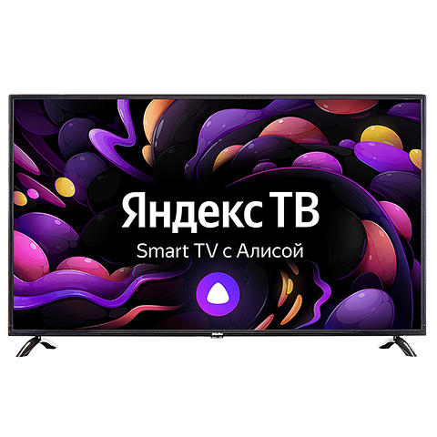 4K (Ultra HD) Smart телевизор Doffler 50kus65, цвет черный 531799 - фото 1