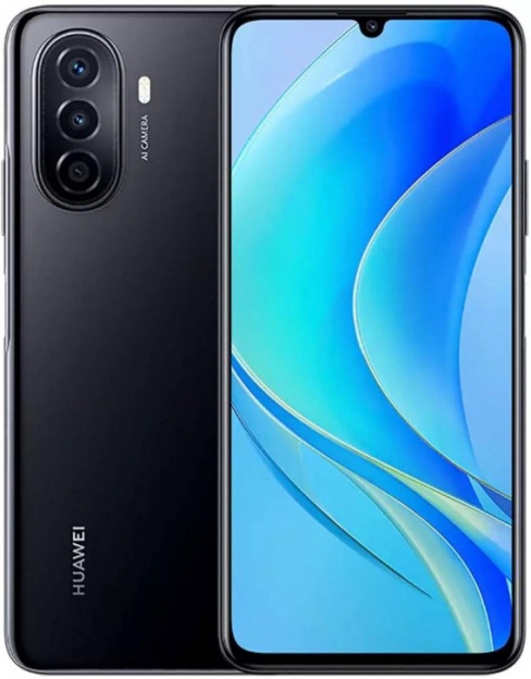 Смартфон Huawei Huawei Nova Y70 4/128gb Black, цвет черный 534796 Huawei Nova Y70 4/128gb Black Kirin 710A - фото 1