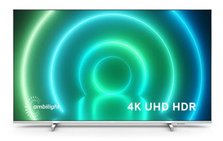 4K (Ultra HD) Smart телевизор Philips 50pus7956/12, цвет серебристочерный 535618 50pus7956/12 - фото 1