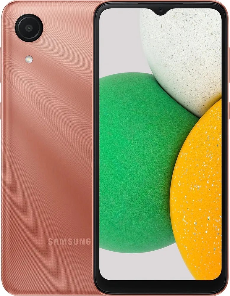 Смартфон Samsung Samsung Galaxy A03 Core 2/32gb Brown /Sm-A032fzcdskz/, цвет коричневый 536389 Samsung Galaxy A03 Core 2/32gb Brown /Sm-A032fzcdskz/ SC9863A - фото 1
