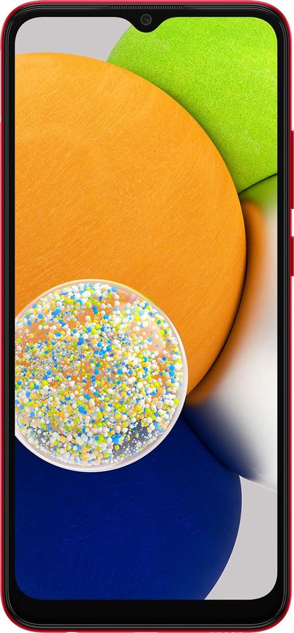 Смартфон Samsung Samsung Galaxy A03 3/32gb Red (Sm-A035fzrdcau), цвет красный 537316 Samsung Galaxy A03 3/32gb Red (Sm-A035fzrdcau) Unisoc t606 - фото 1