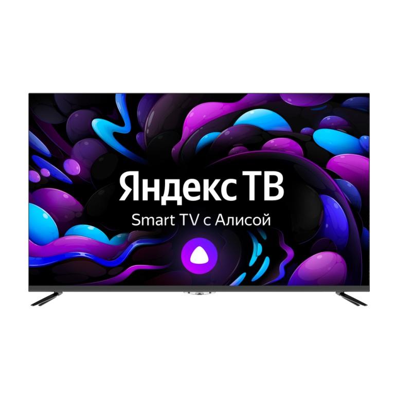4K (Ultra HD) Smart телевизор Hiper Hiper U65yq2200gr, цвет черный 538457 - фото 1