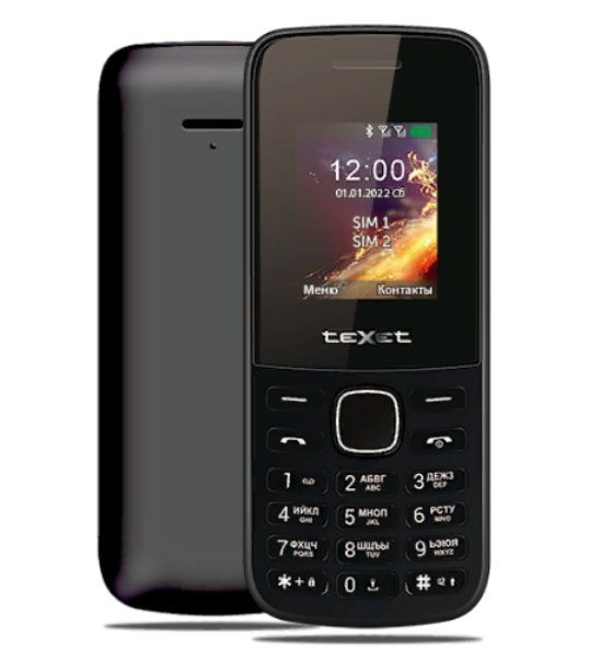 Мобильный телефон Texet Tm-117 Черный 541248 - фото 1