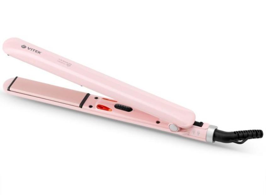 Выпрямитель для волос Vitek 2320-Vt-01, цвет розовый
