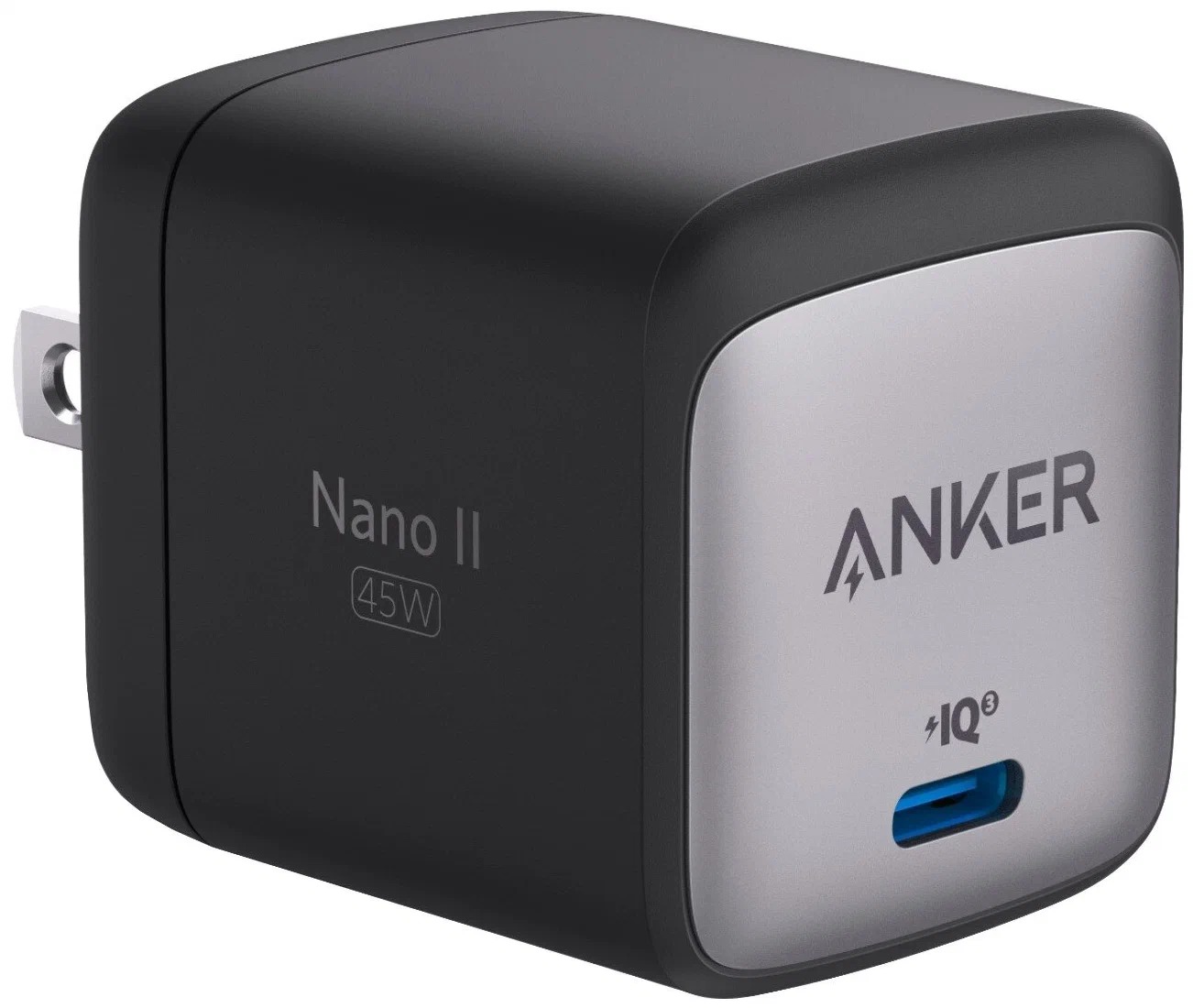 Зарядное устройство Anker Сзу Pport Nano Ii 45w A2664 Bk, цвет черный