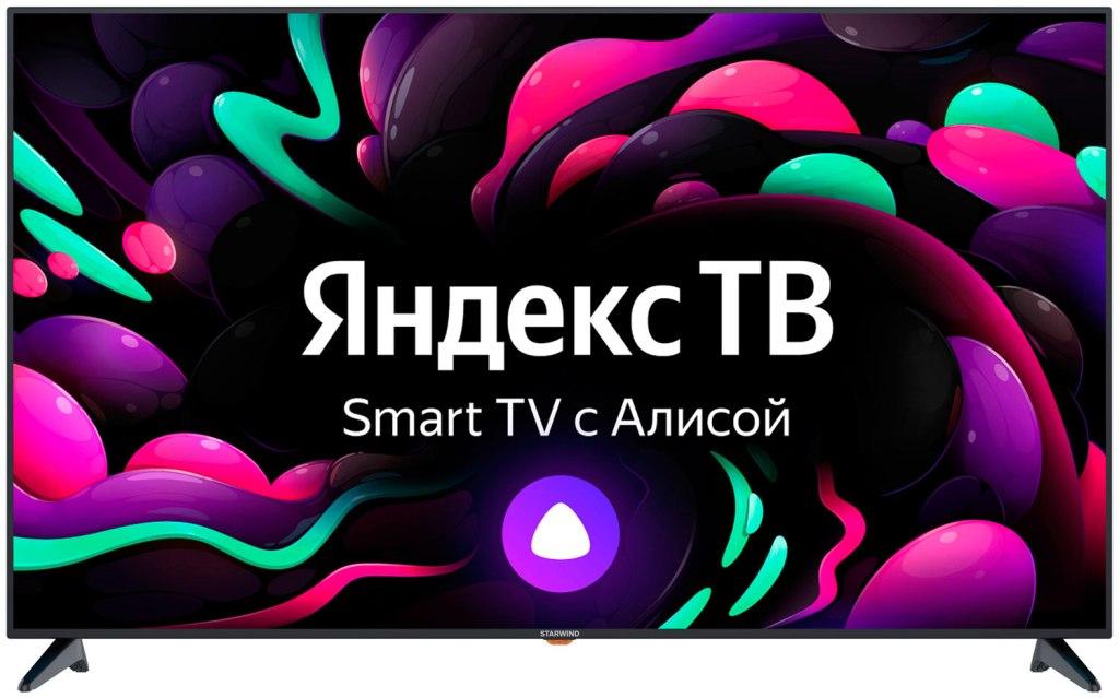 4K (Ultra HD) Smart телевизор Starwind Starwind Sw-Led65ug401, цвет черный 545808 - фото 1