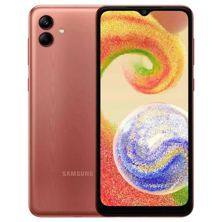 Смартфон Samsung Samsung Galaxy A04 3/32gb Sm-A045 Cooper (Пи), цвет коричневый 545850 Samsung Galaxy A04 3/32gb Sm-A045 Cooper (Пи) Exynos T610 - фото 1