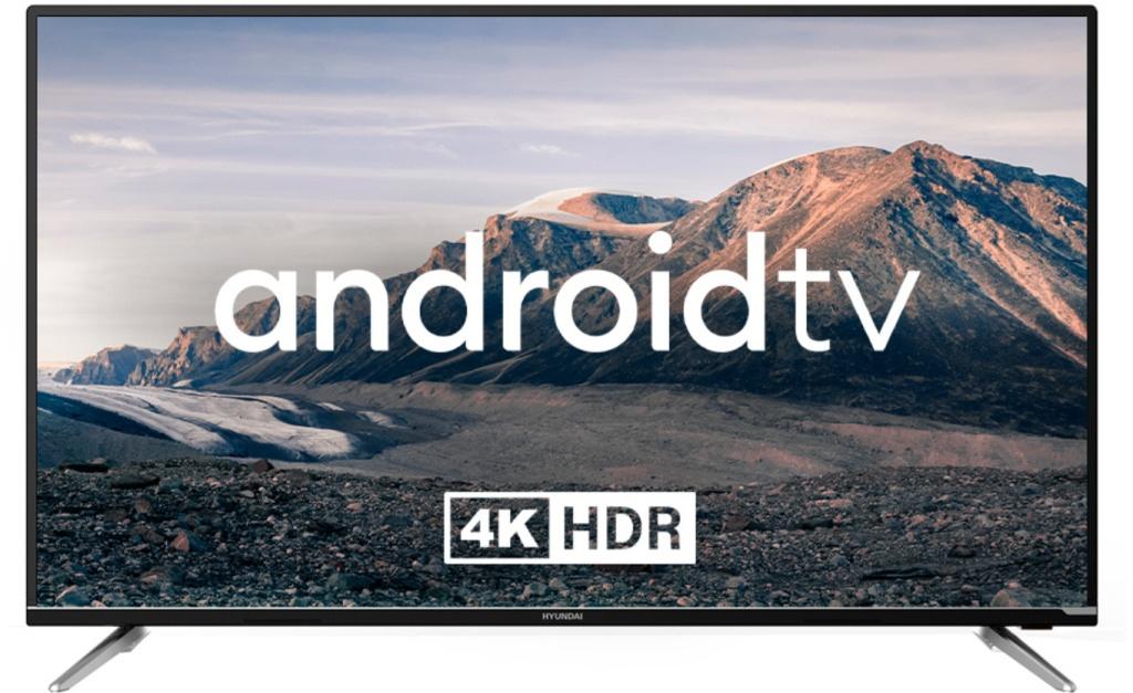 4K (Ultra HD) Smart телевизор Hyundai H-Led50bu7008, цвет черный 548944 - фото 1