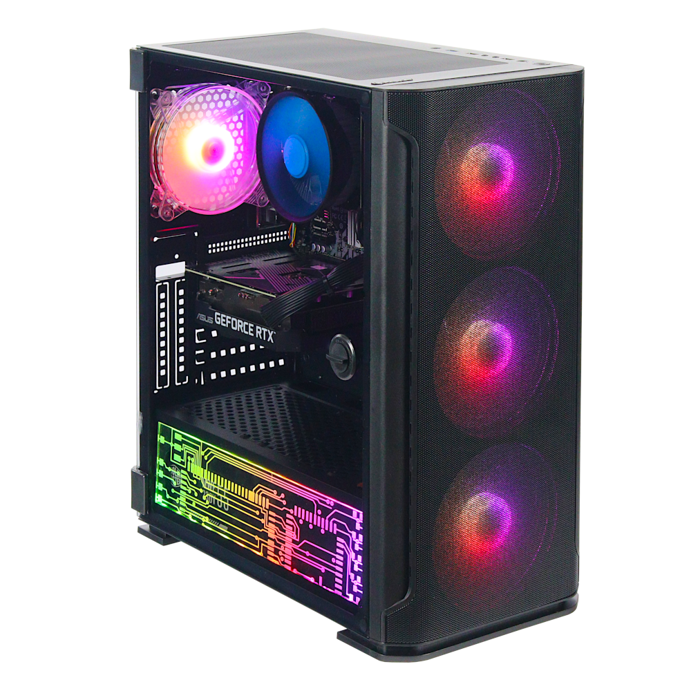 Системный блок Raskat Gamer 301 (Strike 520) Core I5-11400f/16gb/Ssd 512gb/Rtx 3050 8gb/550w/Dos, цвет черный, размер 8