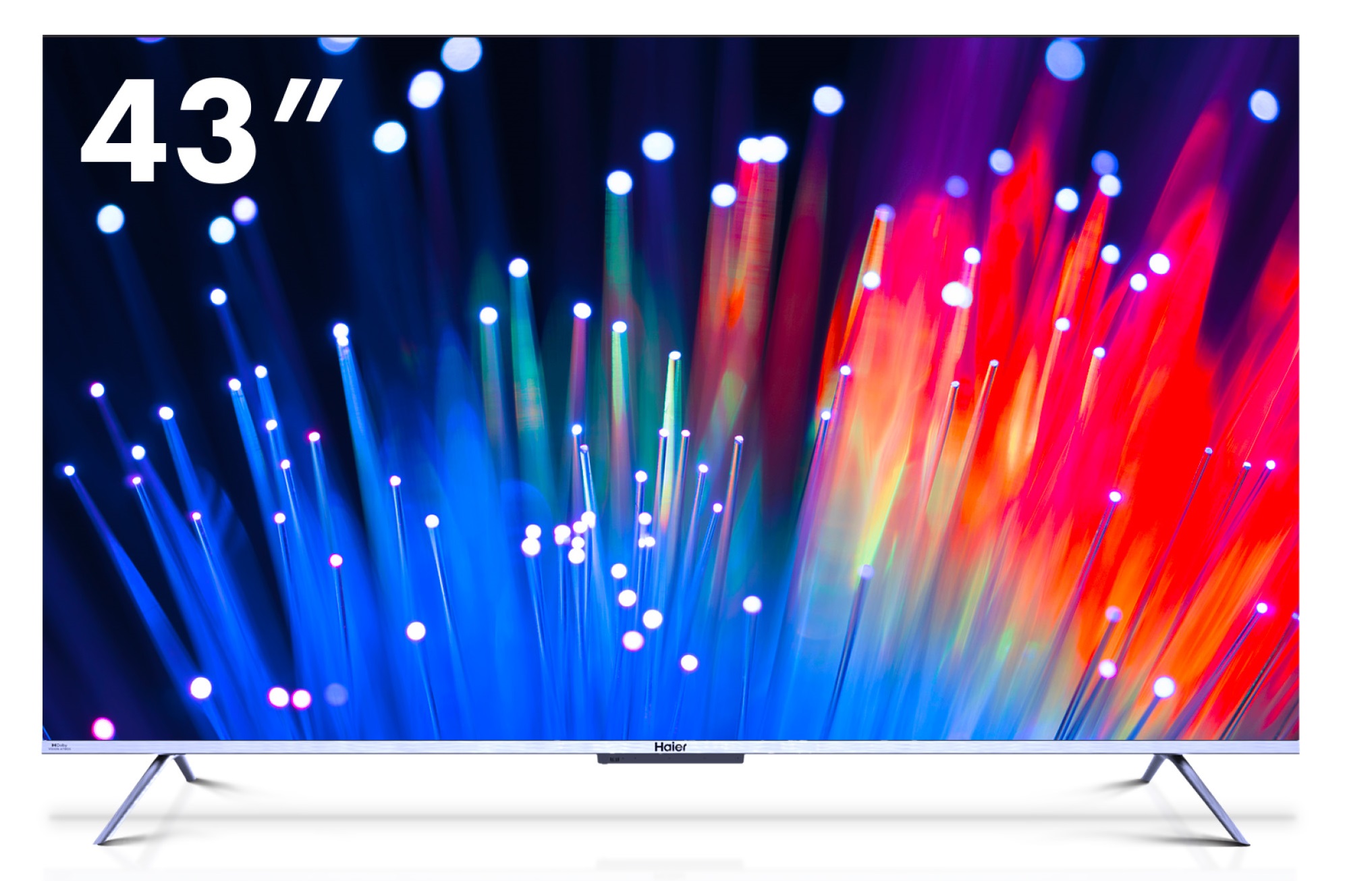 4K (Ultra HD) Smart телевизор Haier 43 Smart Tv S3, цвет серебристочерный 551633 - фото 1