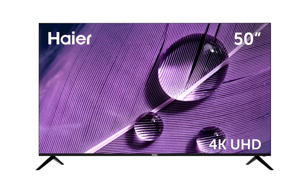 4K (Ultra HD) Smart телевизор Haier 50 Smart Tv S1, цвет черный 551634 - фото 1