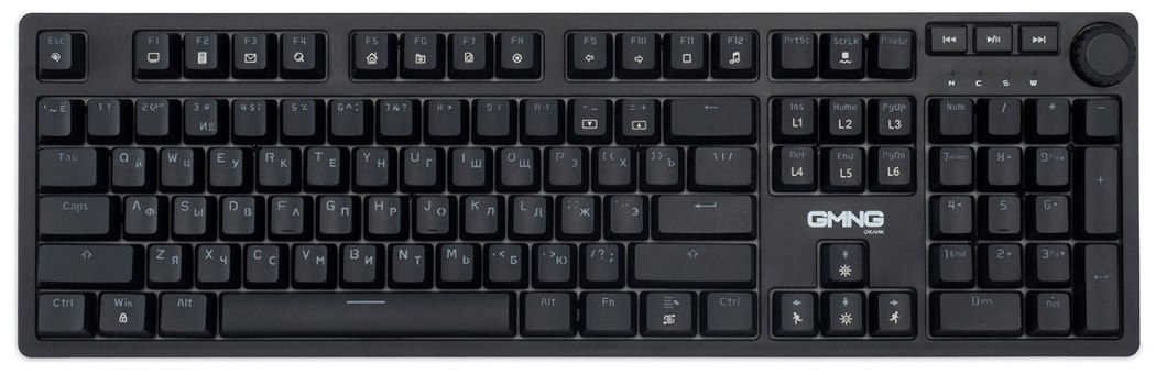 Клавиатура проводная игровая Gmng 925gk механическая черный