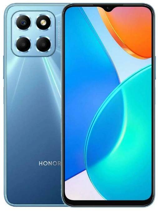 Смартфон Honor Honor X6 4/64gb Blue, цвет синий 555430 Honor X6 4/64gb Blue Helio G25 - фото 1
