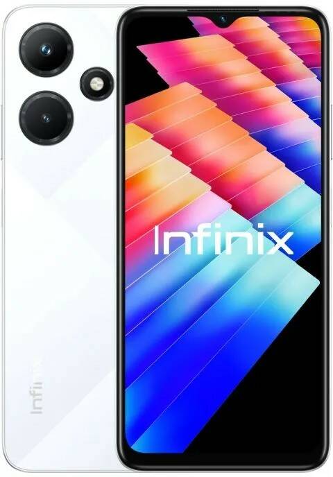 Смартфон Infinix infinix hot 30i 4/64gb white infinix hot 30i 4/64gb white - фото 1