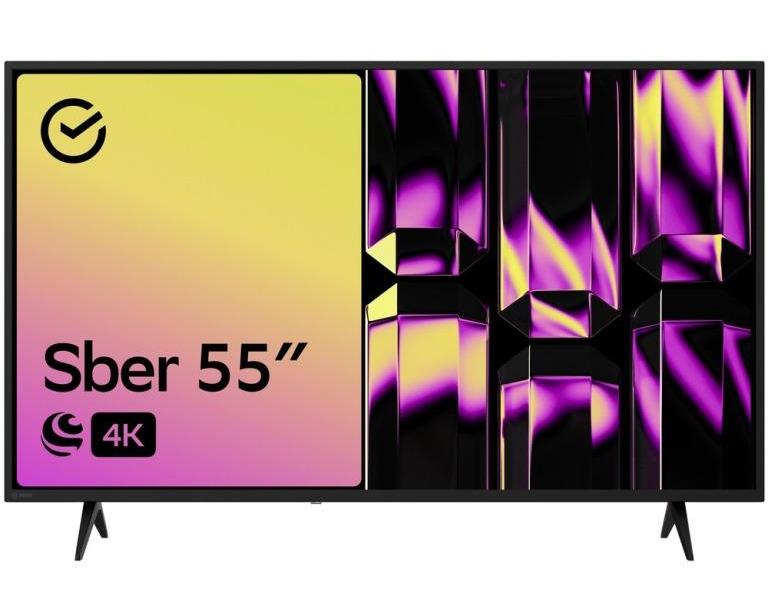 4K (Ultra HD) Smart телевизор Sber sdx-55u4010b - фото 1