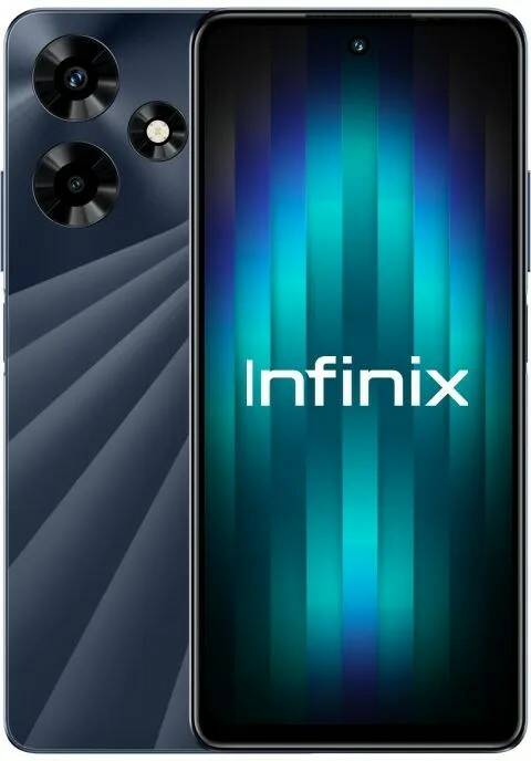 Смартфон Infinix infinix hot 30 4/128gb black infinix hot 30 4/128gb black - фото 1