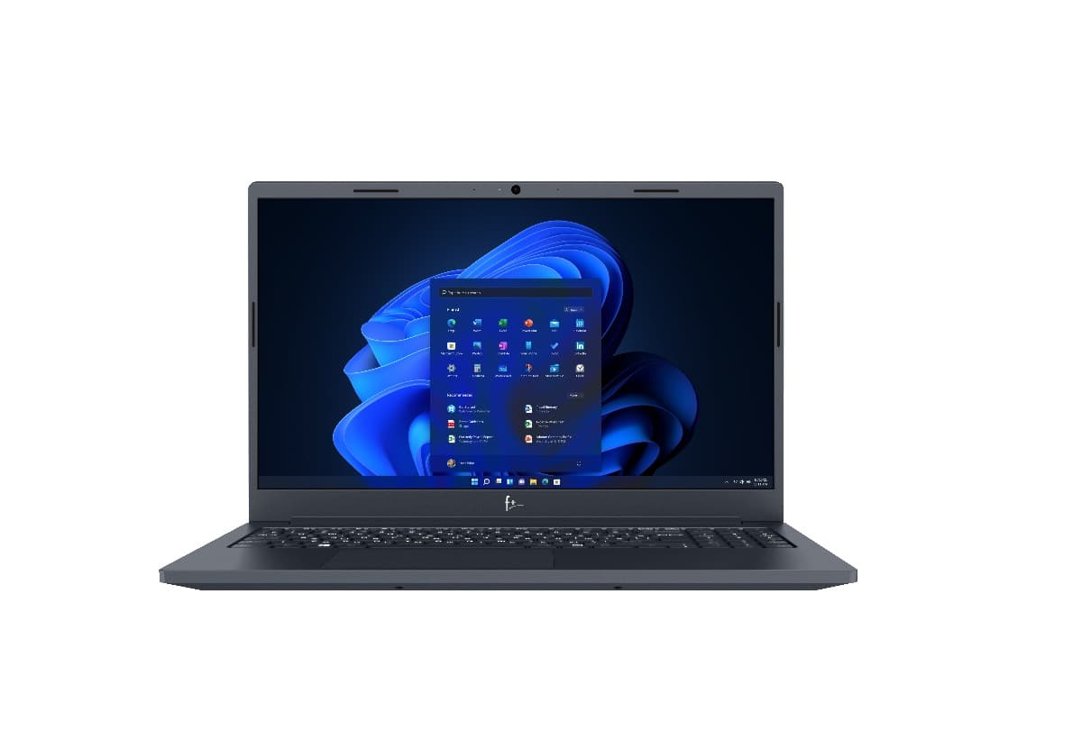 Ноутбук для работы F+ + laptop i 15/core i5 1235u/8gb/256gb/15.6hd ips/win11 серый