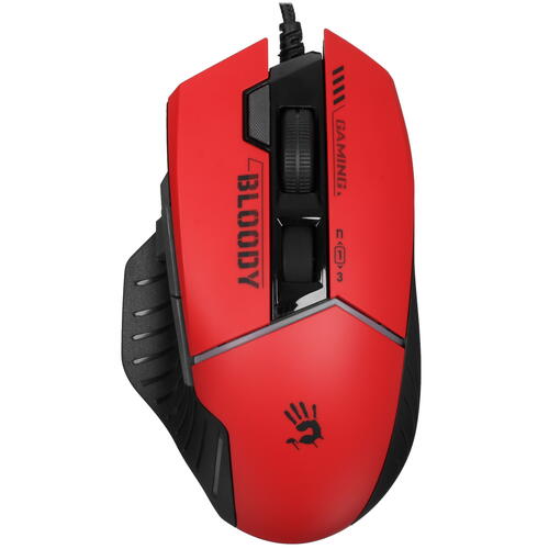 Мышь проводная игровая A4tech a4tech bloody w95 max sports красный/черный