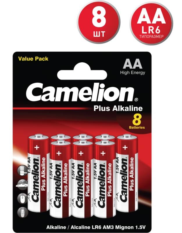 Батарейка Camelion camelion plus alkaline bl8 lr6