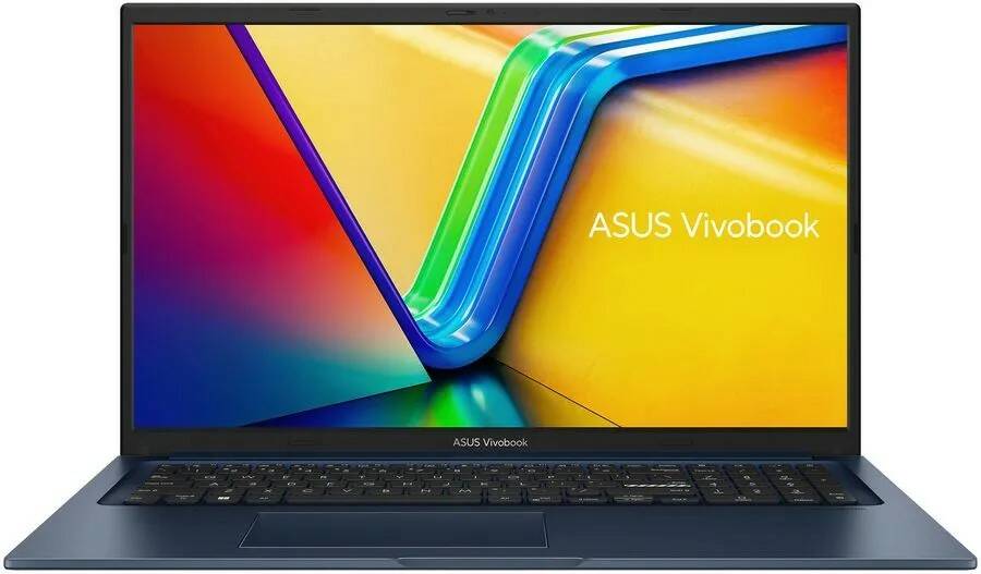 Ноутбук для работы Asus x1504va-bq006/90nb10j1-m00bw0/core i3-1315u/8gb/256gb/15.6 fhd ips/dos синий