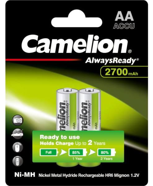 Аккумулятор Camelion camelion always ready aa-2700mah ni-mh bl-2 - фото 1