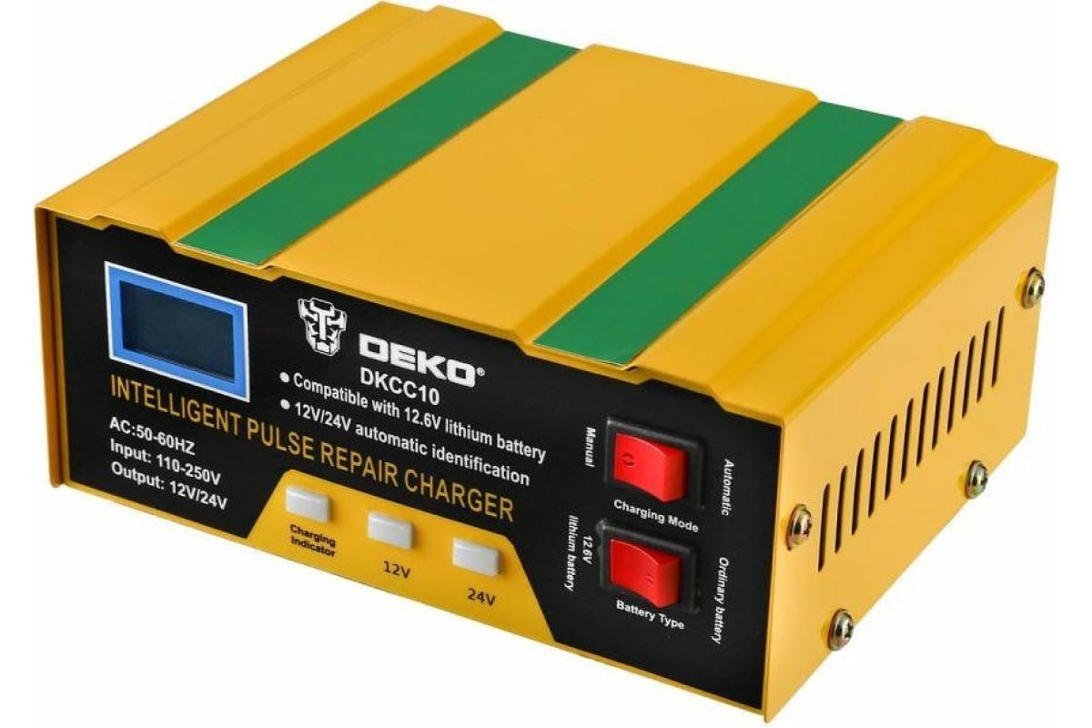 Автомобильное зарядное устройство Deko dkcc10 (051-8053) dkcc10 (051-8053) - фото 1