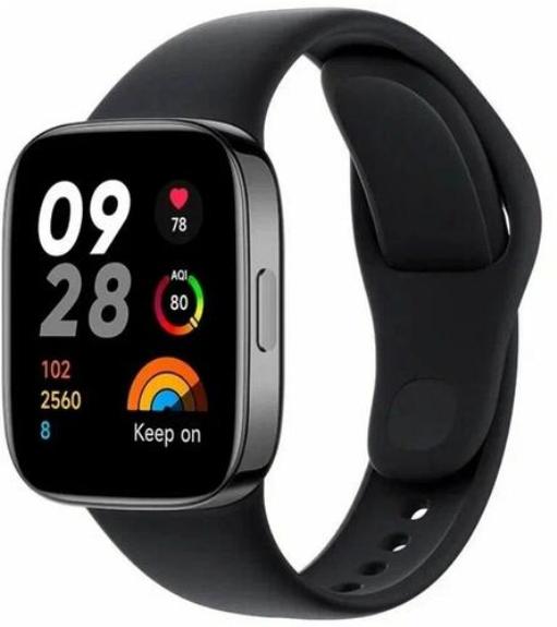 Смарт часы Xiaomi xiaomi redmi watch 3 active black (m2235w1/bhr7266gl) xiaomi redmi watch 3 active black (m2235w1/bhr7266gl) - фото 1