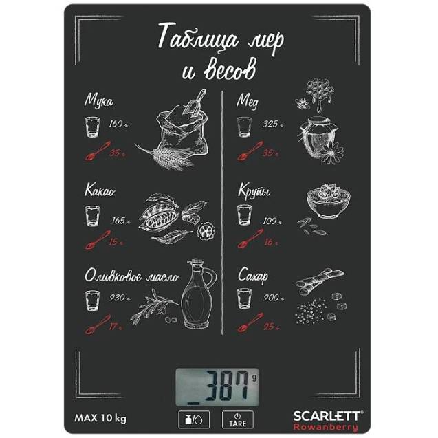 Весы кухонные Scarlett scarlett sc-ks57p94