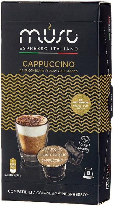 Капсулы для кофеварок Must must cappucino 10 шт.