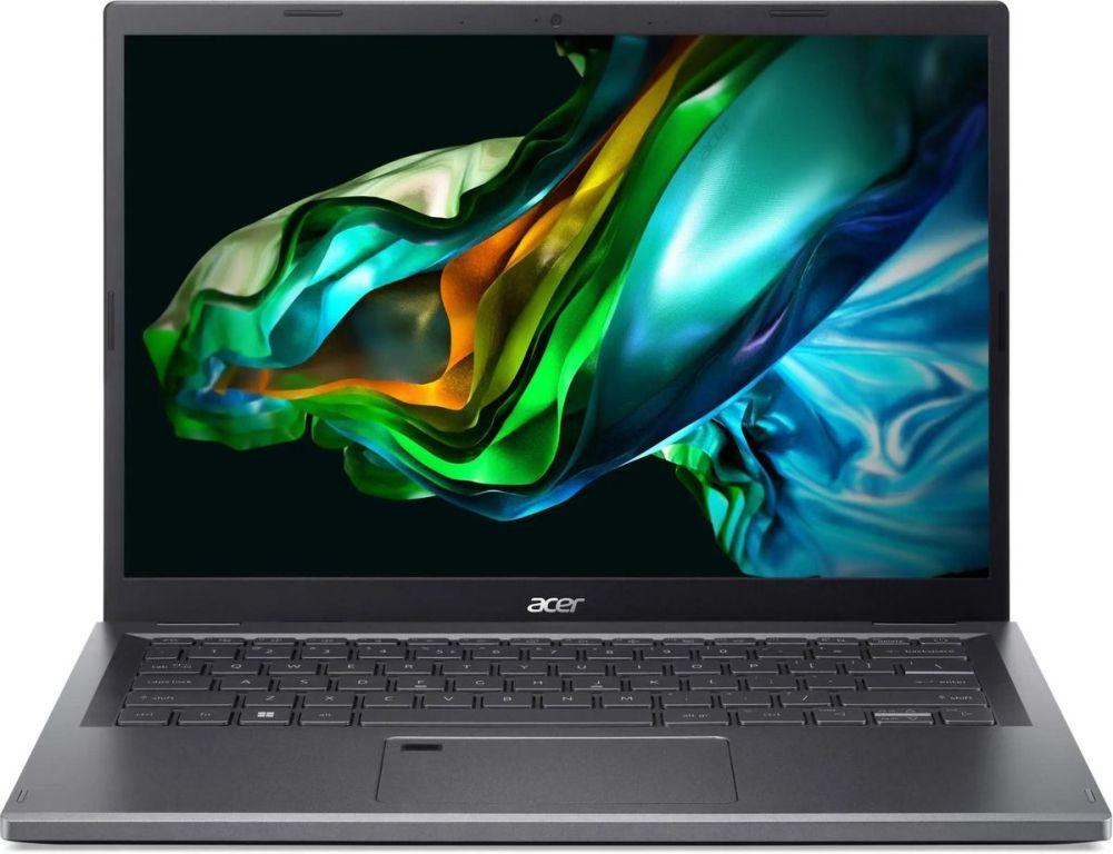 Ноутбук Acer aspire 5 a514-56m-34s8/nx.kh6cd.002/core i3-1305u/8gb/256gb/14 fhd/dos серый aspire 5 a514-56m-34s8/nx.kh6cd.002/core i3-1305u/8gb/256gb/14 fhd/dos серый - фото 1