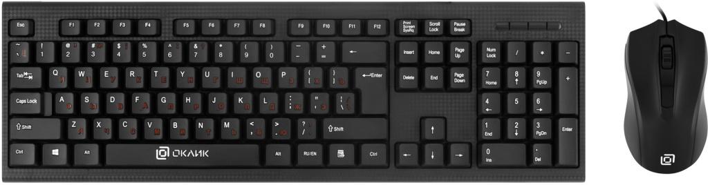 Клавиатура+мышь Oklick 620m