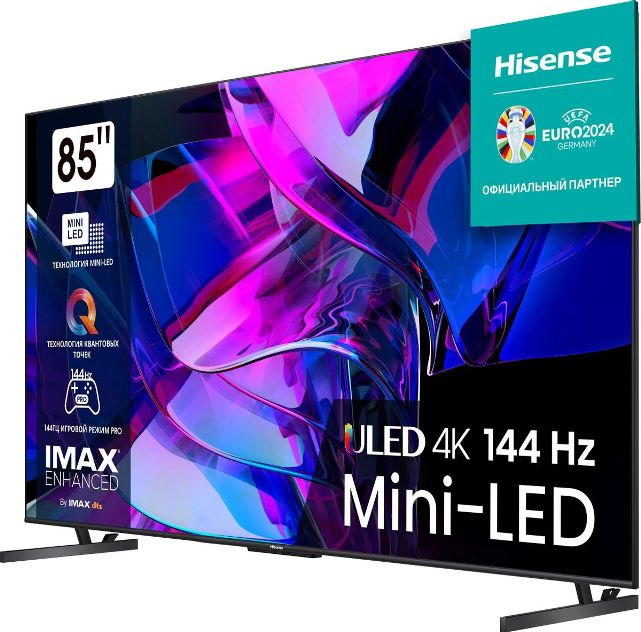 4K (Ultra HD) Smart телевизор Hisense 85u7kq - фото 1