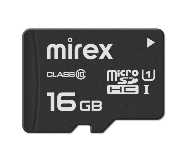 Карта памяти Mirex mirex microsdhc 16gb (uhs-i u1 class 10) 13612-mcsuhs16