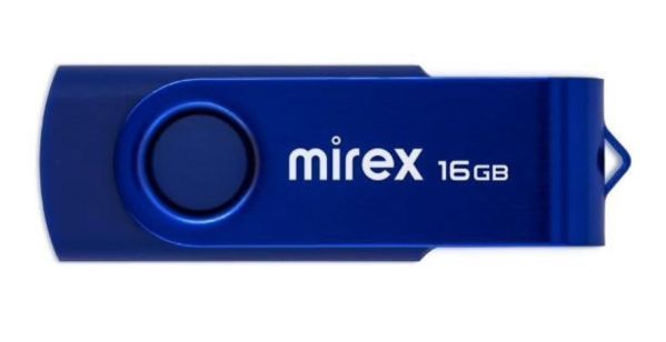 USB Флеш Mirex mirex 16gb swivel deep blue (13600-fmusdb16) mirex 16gb swivel deep blue (13600-fmusdb16) - фото 1